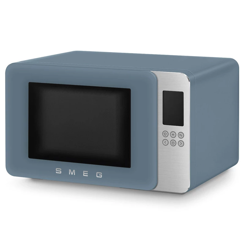 Smeg MOC01SBMEU szabadonálló mikrohullámú sütő Collezione 29L matt viharkék