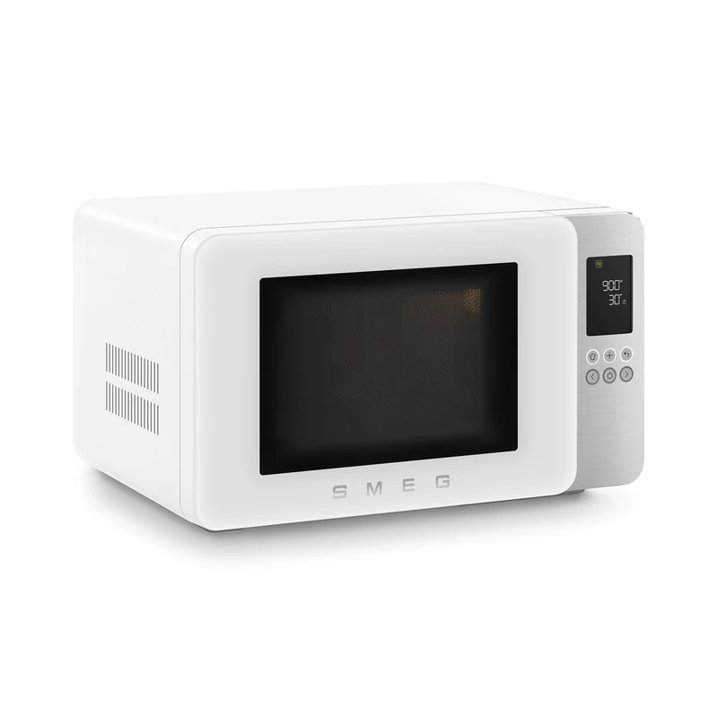Smeg MOC01WHMEU szabadonálló mikrohullámú sütő Collezione 29L matt fehér