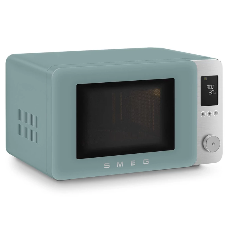 Smeg MOC02EGMEU szabadonálló kombi mikrohullámú sütő Collezione 27L matt smaragdzöld