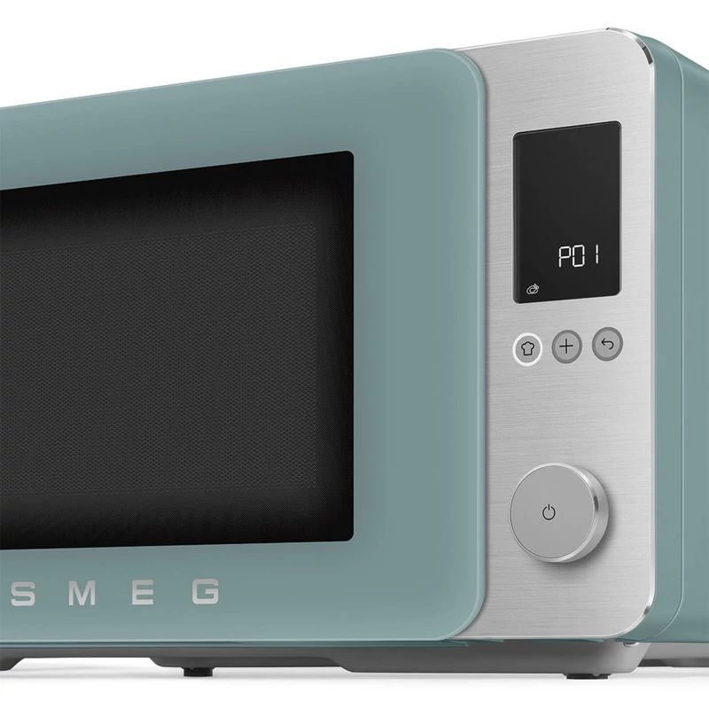 Smeg MOC02EGMEU szabadonálló kombi mikrohullámú sütő Collezione 27L matt smaragdzöld