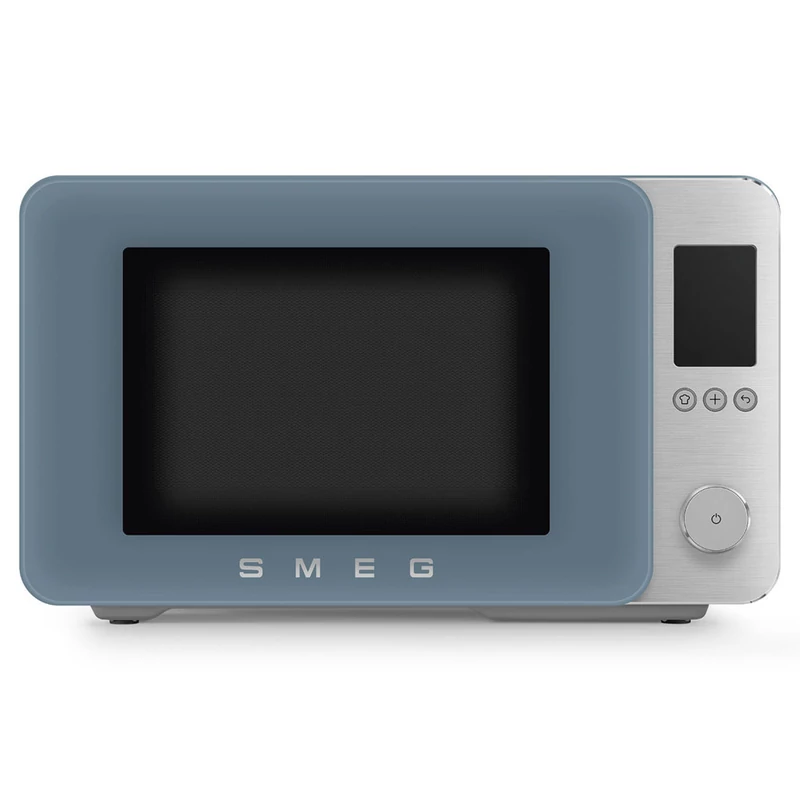 Smeg MOC02SBMEU szabadonálló kombi mikrohullámú sütő Collezione 27L matt viharkék