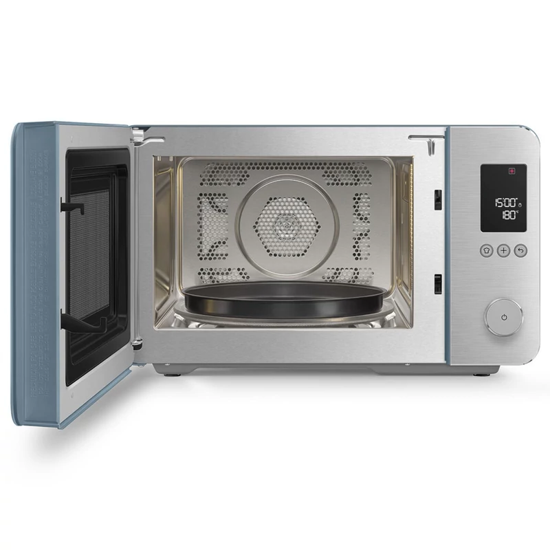 Smeg MOC02SBMEU szabadonálló kombi mikrohullámú sütő Collezione 27L matt viharkék