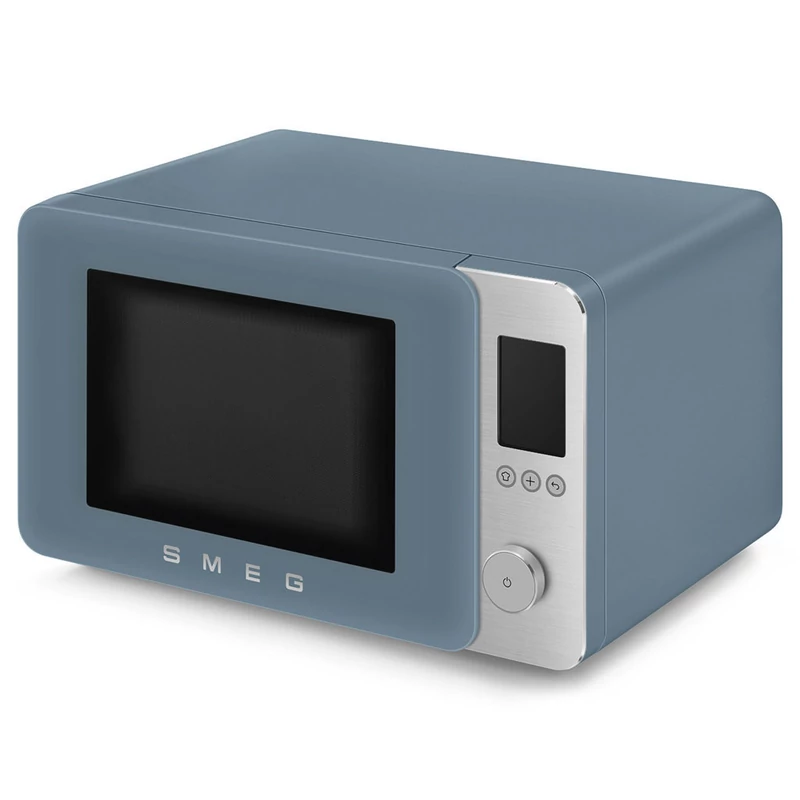 Smeg MOC02SBMEU szabadonálló kombi mikrohullámú sütő Collezione 27L matt viharkék