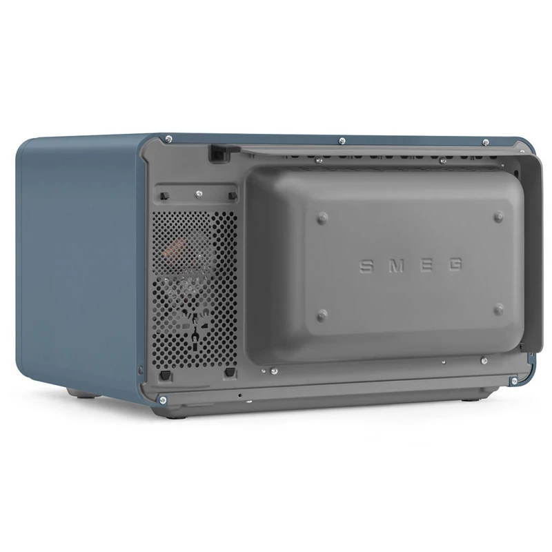 Smeg MOC02SBMEU szabadonálló kombi mikrohullámú sütő Collezione 27L matt viharkék