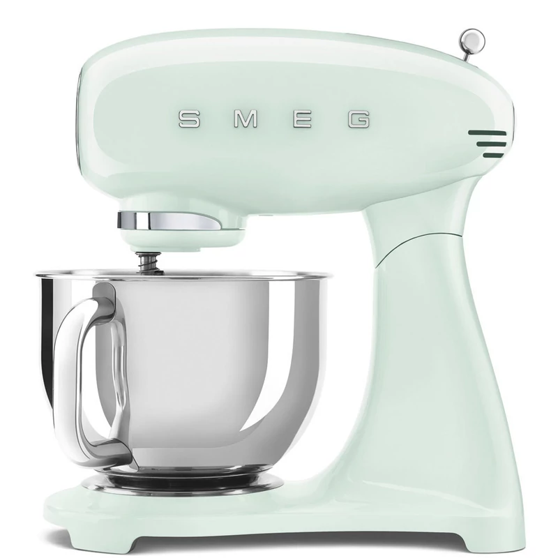 Smeg SMF05PGEU retro konyhai robotgép világoszöld test és talp