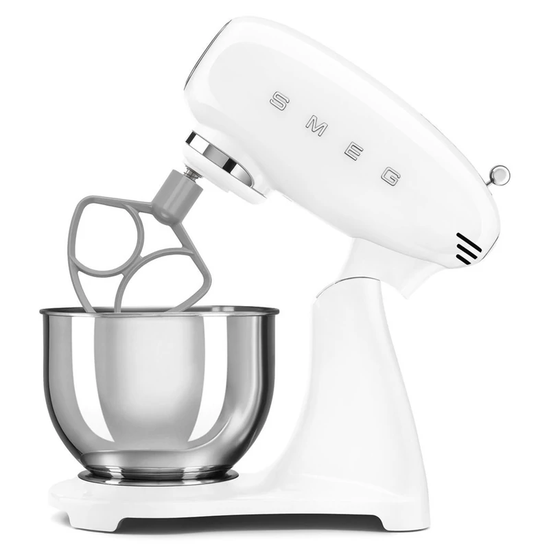Smeg SMF05WHEU retro konyhai robotgép fehér test és talp