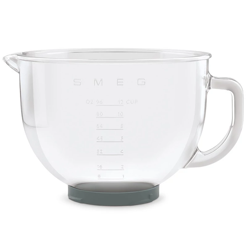 Smeg SMGB04 keverő tál üveg 4,8L tartozék SMF04, SMF05, SMF15 konyhai robotgépekhez