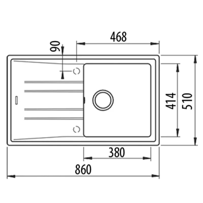 TEKA STONE 50 B-TG 1B 1D Gránit Mosogató Homokbézs 115330023