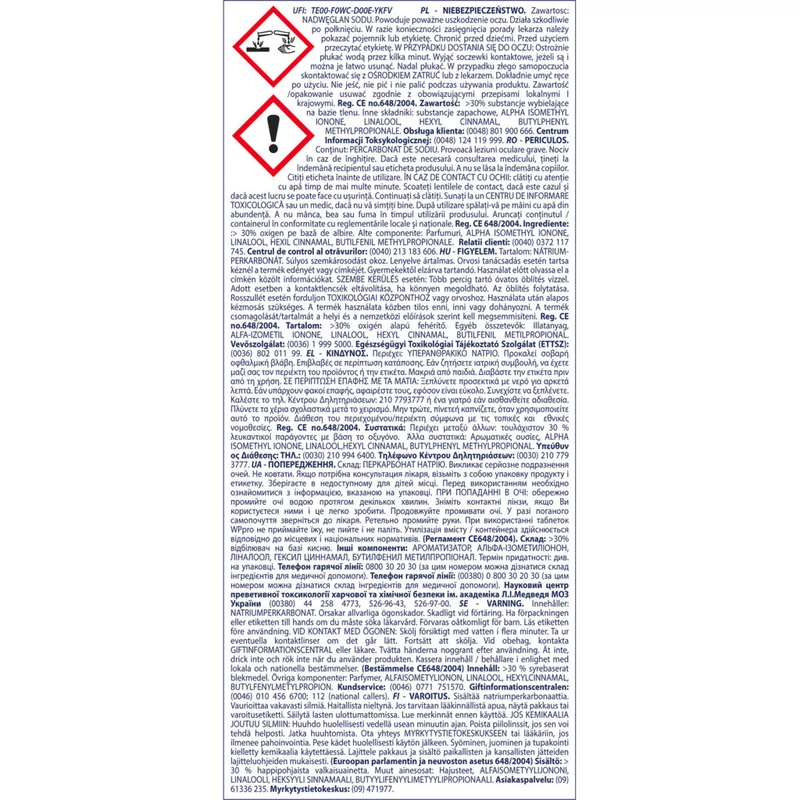 WPRO AFR302 Mosógép tisztító tabletta