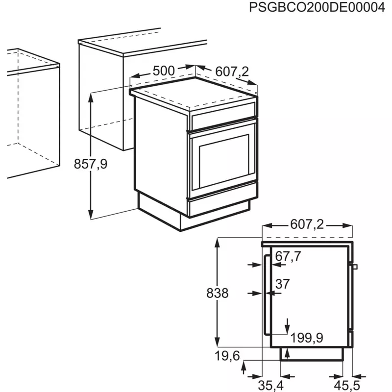 Zanussi ZCV550G1XA Kerámialapos tűzhely