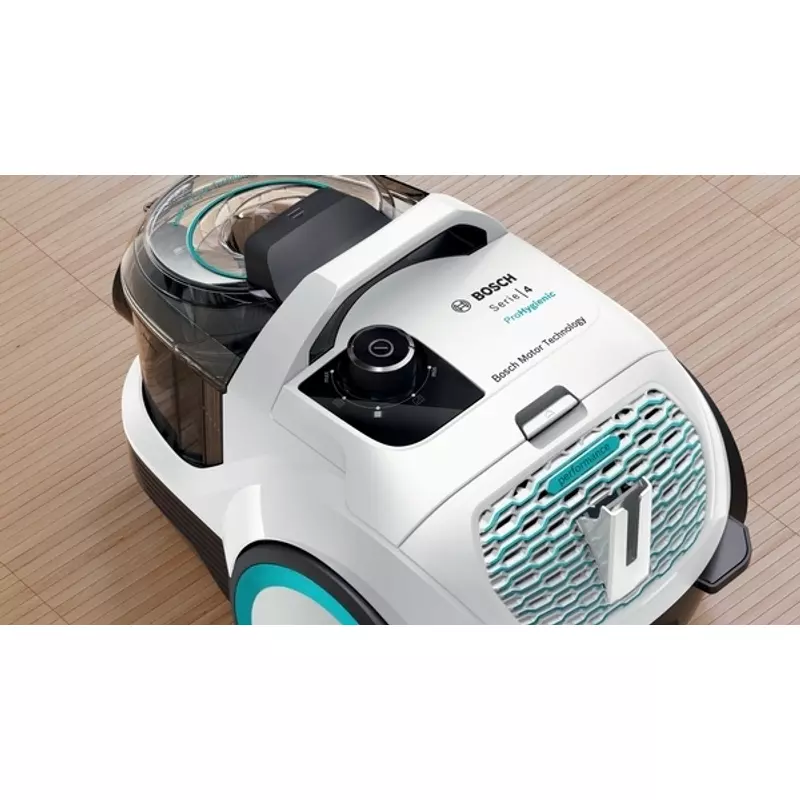 Bosch BGC21HYG1 ProHygienic porzsák nélküli porszívó fehér Serie4