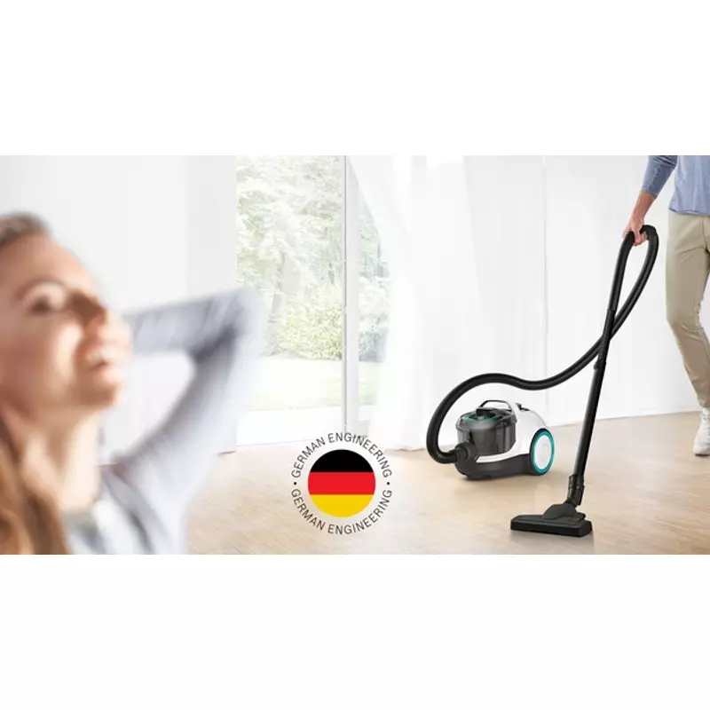 Bosch BGC21HYG1 ProHygienic porzsák nélküli porszívó fehér Serie4