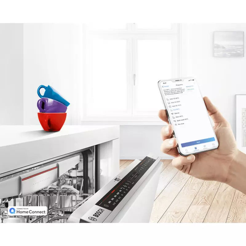 Bosch KFN96APEA többajtós alulfagyasztós hűtő NoFrost inox Home Connect Serie6