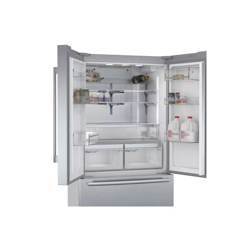 Bosch KFF96PIEP Francia ajtós alulfagyasztós hűtőkészülék