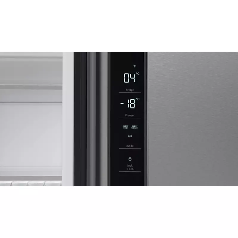 Bosch KFN96APEA többajtós alulfagyasztós hűtő NoFrost inox Home Connect Serie6