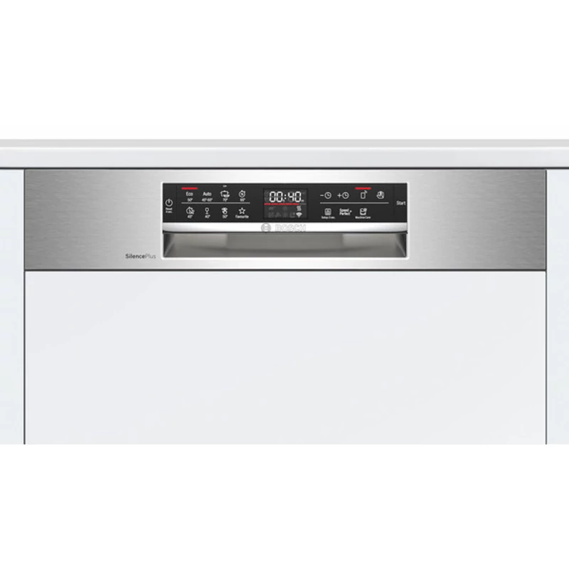 Bosch SMI6ECS57E beépíthető mosogatógép nemesacél