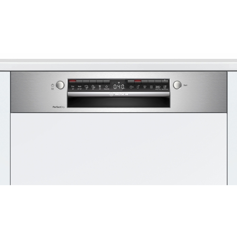 Bosch SMI6TCS00E beépíthető mosogatógép nemesacél HomeConnect Serie6