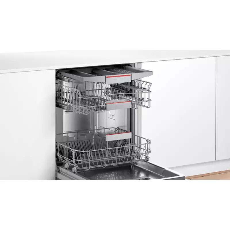 Bosch SMV4EVX00E teljesen beépíthető mosogatógép VarioDrawer felső kosár Serie4