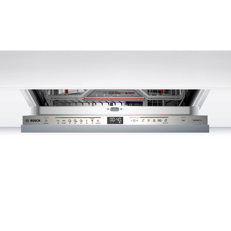 Bosch SMV6ZDX49E teljesen beépíthető mosogatógép PerfectDry Zeolith TimeLight 3. kosár Serie6