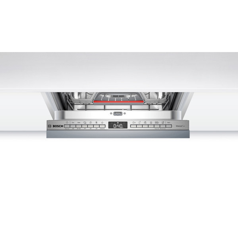 Bosch SPH4EMX24E teljesen beépíthető mosogatógép VarioHinge zsanér 45cm Serie4