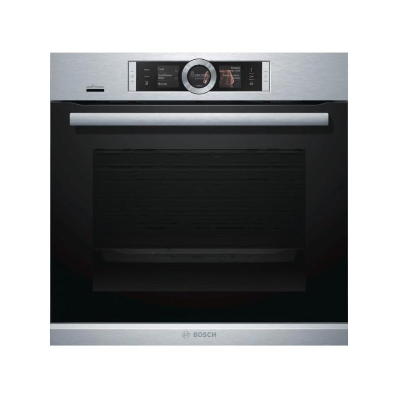 Bosch HNG6764S6 beépíthető sütő mikrohullámmal AddedSteam gőzzel Home Connect Serie8