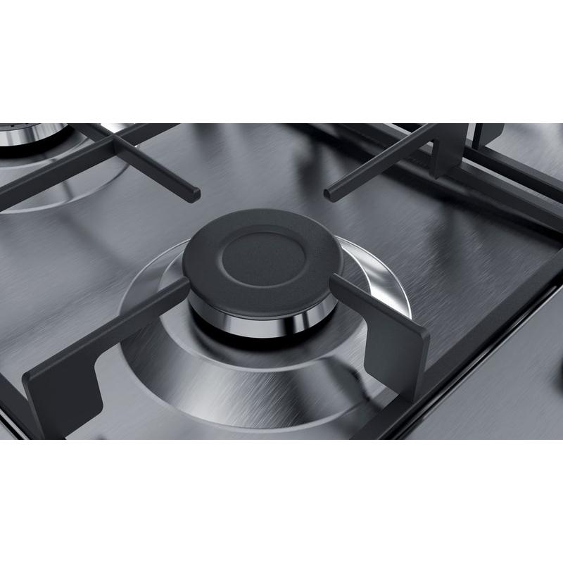 Bosch PGH6B5B60 beépíthető gázfőzőlap nemesacél