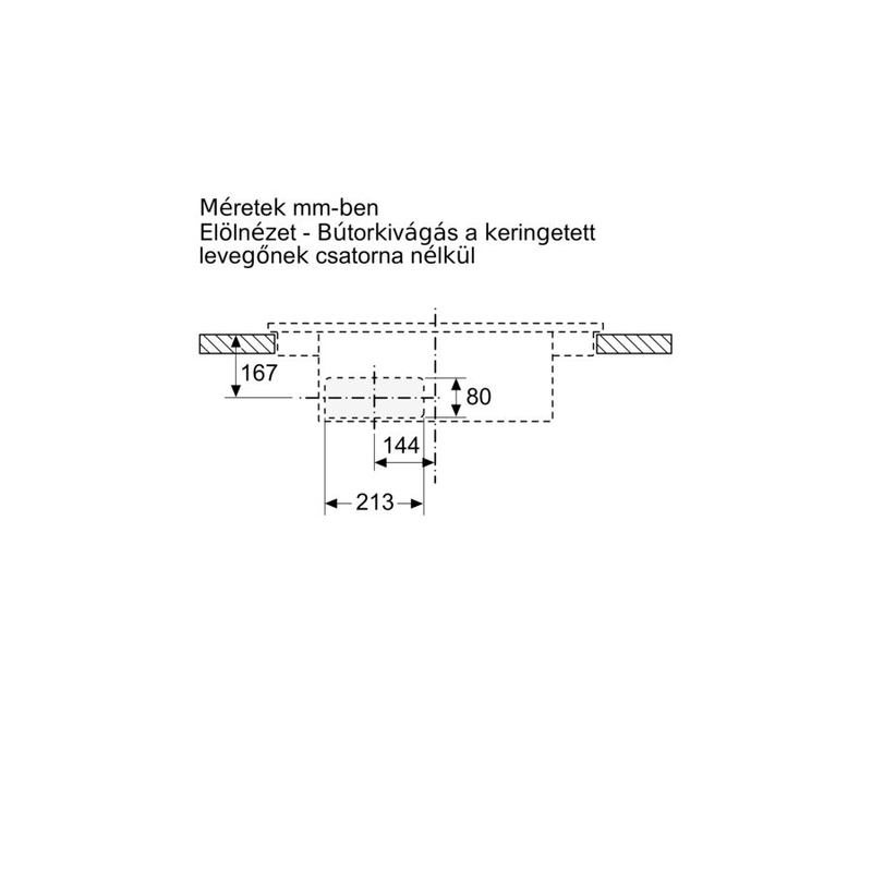 Bosch beépíthető indukciós főzőlap páraelszívóval