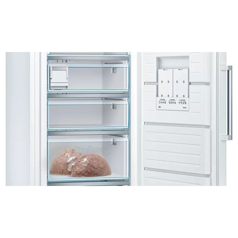 Bosch GSN58AWDV fagyasztószekrény NoFrost fehér 365L D osztály 191x70x78cm Serie6