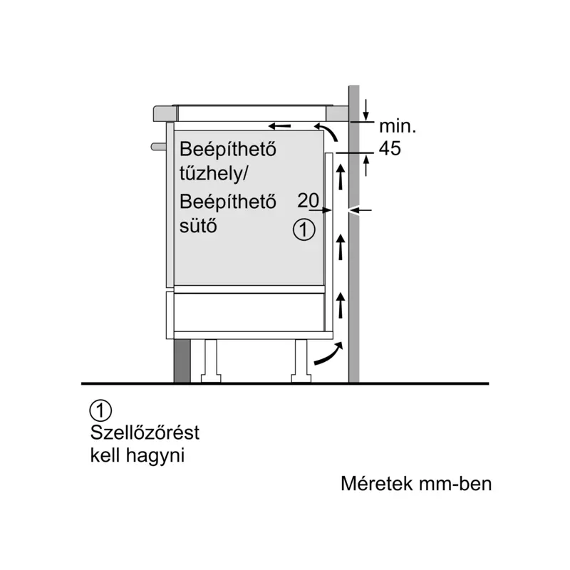 Bosch PUE611BB5E beépíthető indukciós lap 4,6kW Serie4