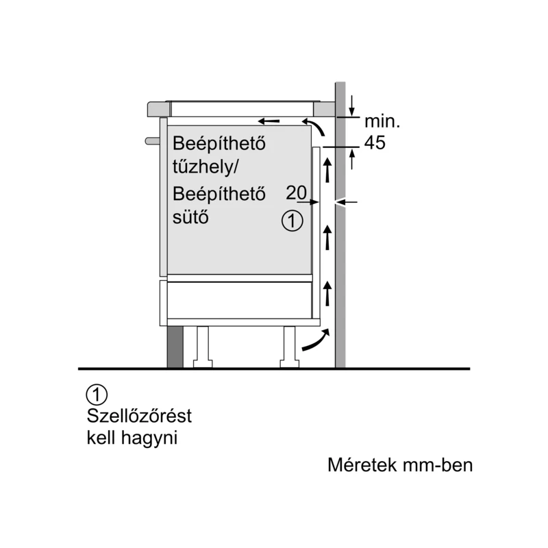 Bosch PUE63RBB5E beépíthető indukciós lap 4,6kW Serie4