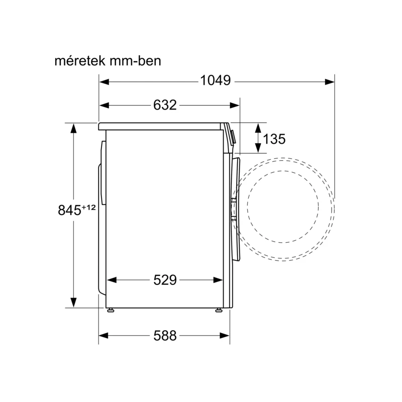 Bosch WGG14402BY elöltöltős mosógép 9kg 1400f/p  Serie6