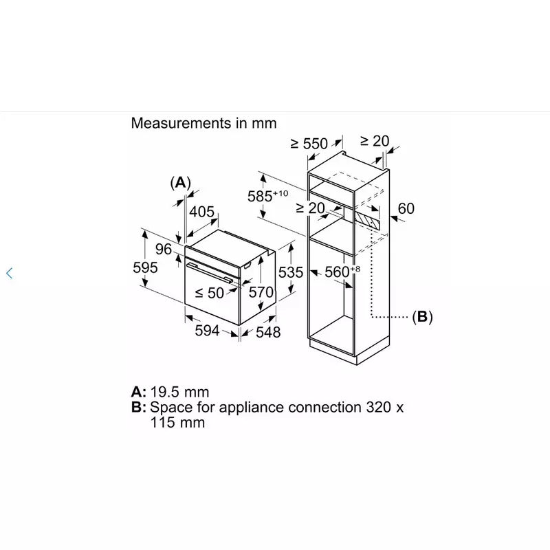 Bosch HRA574BB0 beépíthető sütő gőzfunkciós fekete pirolítikus Serie4