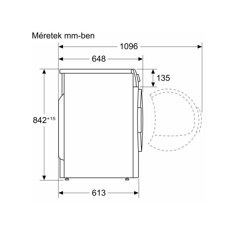 Bosch WQG24591BY hőszivattyús szárítógép 9kg Serie6