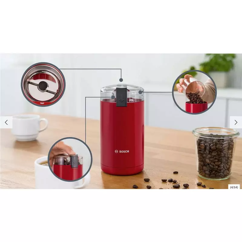Bosch TSM6A014R kávéörlő vörös