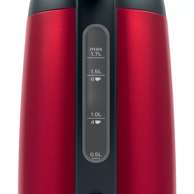 Bosch TWK3P424 DesignLine vízforraló 1,7L vörös