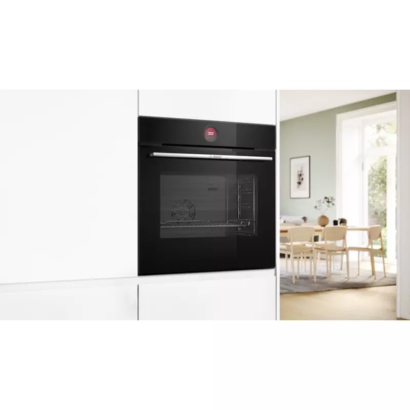 Bosch HBG7541B1 beépíthető sütő TFT-TouchDisplay AirFry Home Connect EcoClean Direct öntiszítás fekete Serie8