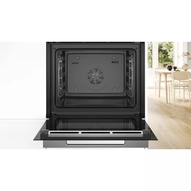 Bosch HBG7741B1 beépíthető sütő TFT-TouchDisplay AirFry Home Connect pirolítikus tiszítás fekete Serie8