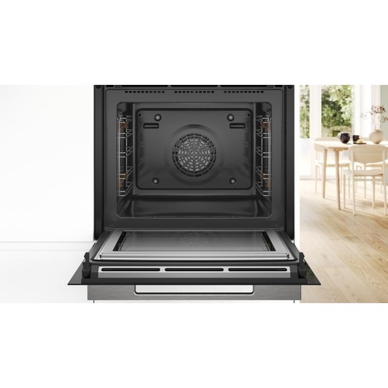Bosch HMG7764B1 sütő mikrohullámmal TFT TouchDisplay  pirolítikus fekete Serie8