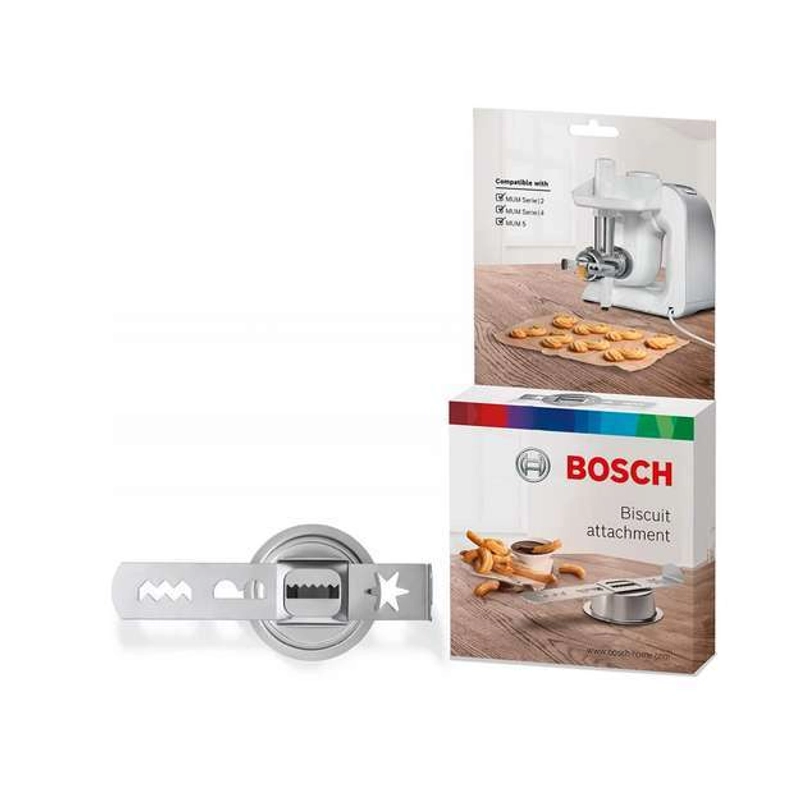 Bosch MUZ45SV2 aprósütemény-kinyomó előtét MUM4 MUM5 és MUM Serie2 robotgépek húsdarálójához