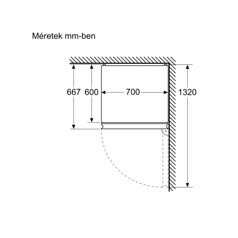 Bosch KGN492LDF szabadonálló alulfagyasztós hűtő inoxlook NoFrost 203x70x67cm Serie4