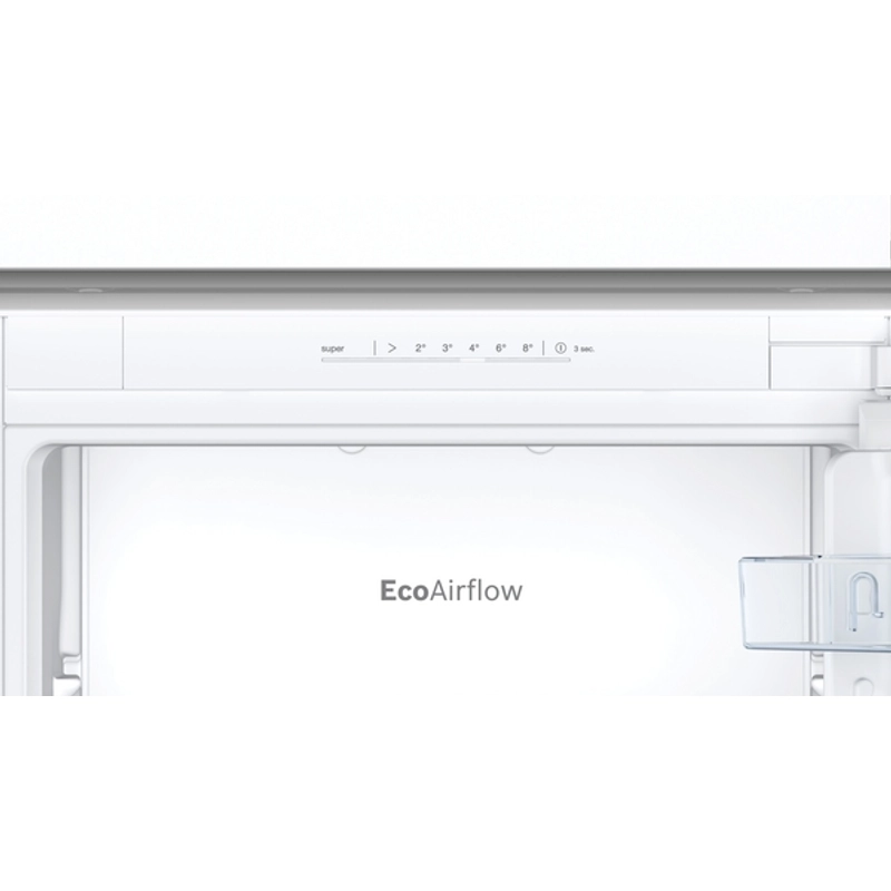 Bosch KIN865SE0 beépíthető alulfagyasztós hűtőszekrény NoFrost csúszózsanér 178cm Serie2