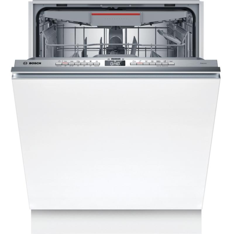Bosch SMH4HVX00E teljesen beépíthető mosogatógép Vario Hinge zsanér VarioDrawer felső kosár Serie4