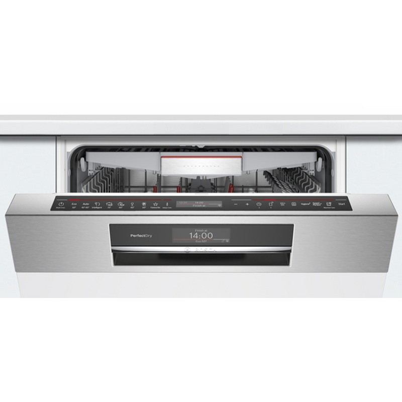 Bosch SMI8YCS03E beépíthető mosogatógép nemesacél Serie8