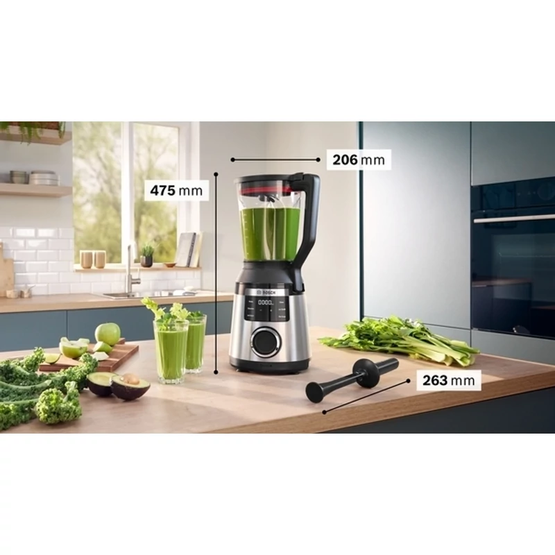 Bosch MMB6762M VitaPower turmixgép 1800W nemesacél Serie6