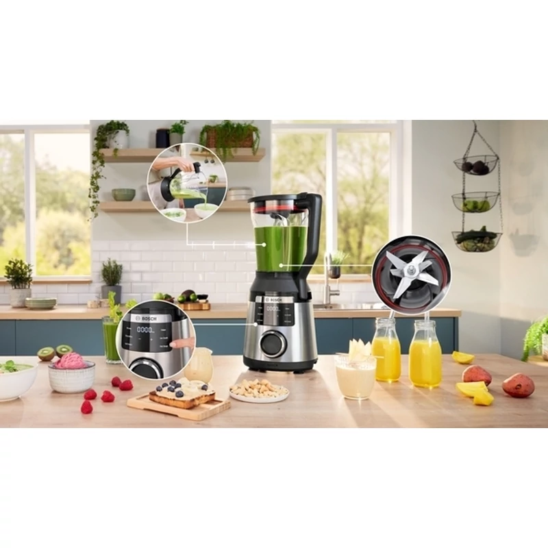 Bosch MMB6762M VitaPower turmixgép 1800W nemesacél Serie6