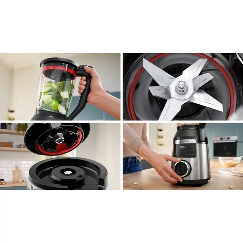 Bosch MMB6762M VitaPower turmixgép 1800W nemesacél Serie6