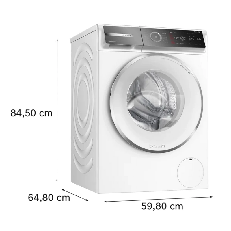 Bosch WGB25692BY Exclusiv mosógép Iron Assist 10kg 1600f/p Serie8