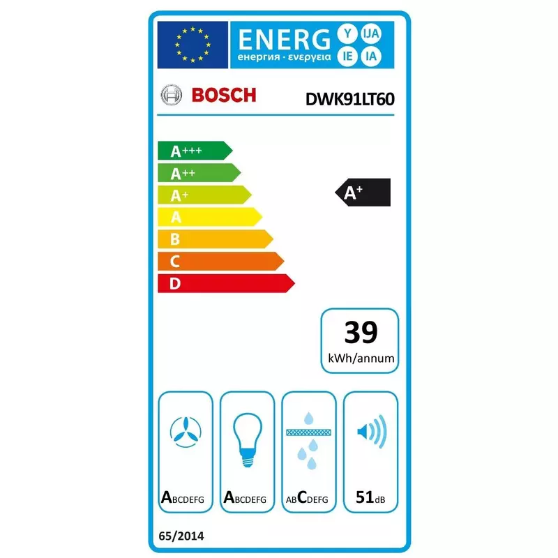 Bosch DWK91LT60 fali páraelszívó PerfectAir sensor Home Connect 90cm Serie8