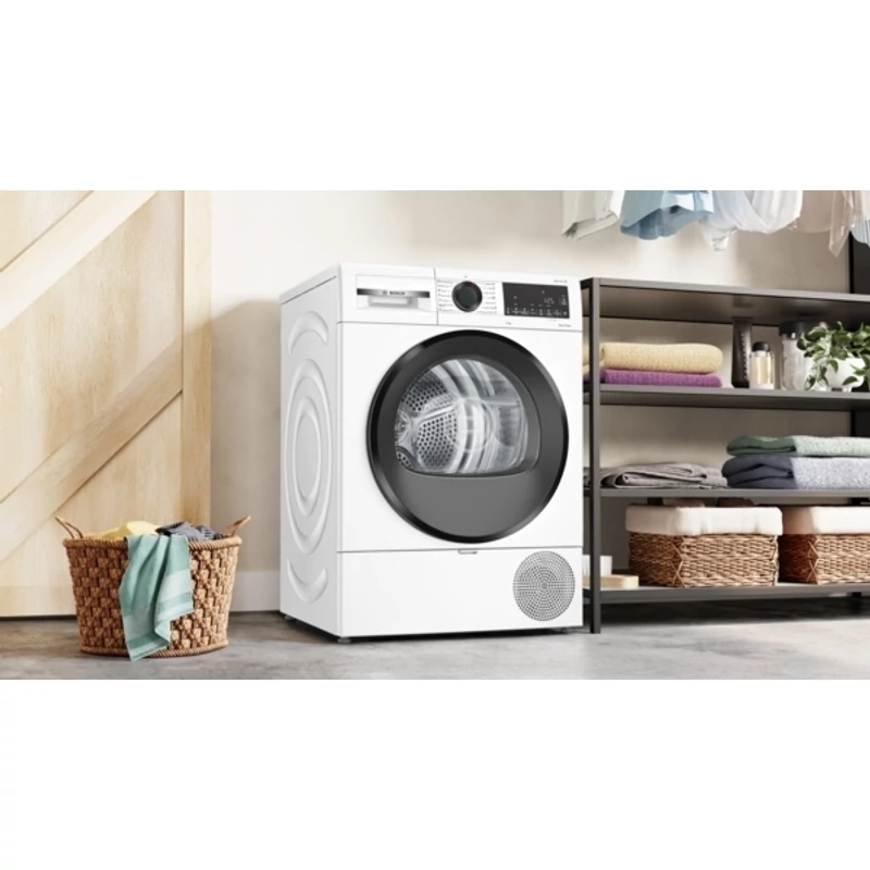 Bosch WQG243DNBY hőszivattyús szárítógép 9kg fekete ajtó Serie6