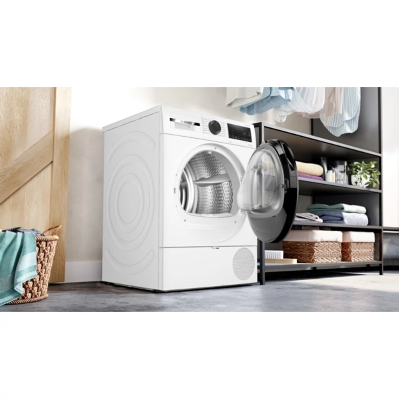 Bosch WQG243DNBY hőszivattyús szárítógép 9kg fekete ajtó Serie6